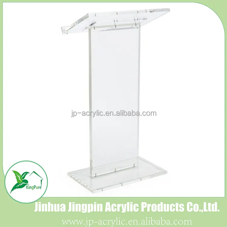 
Transparent vertical acrylic lectern podium speech stand furniture church pulpit 