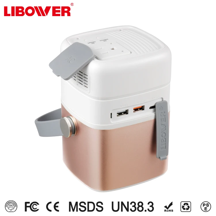 Libower New model 12v dc solar power station of 120W modified sine wave UPS power backup for home and office