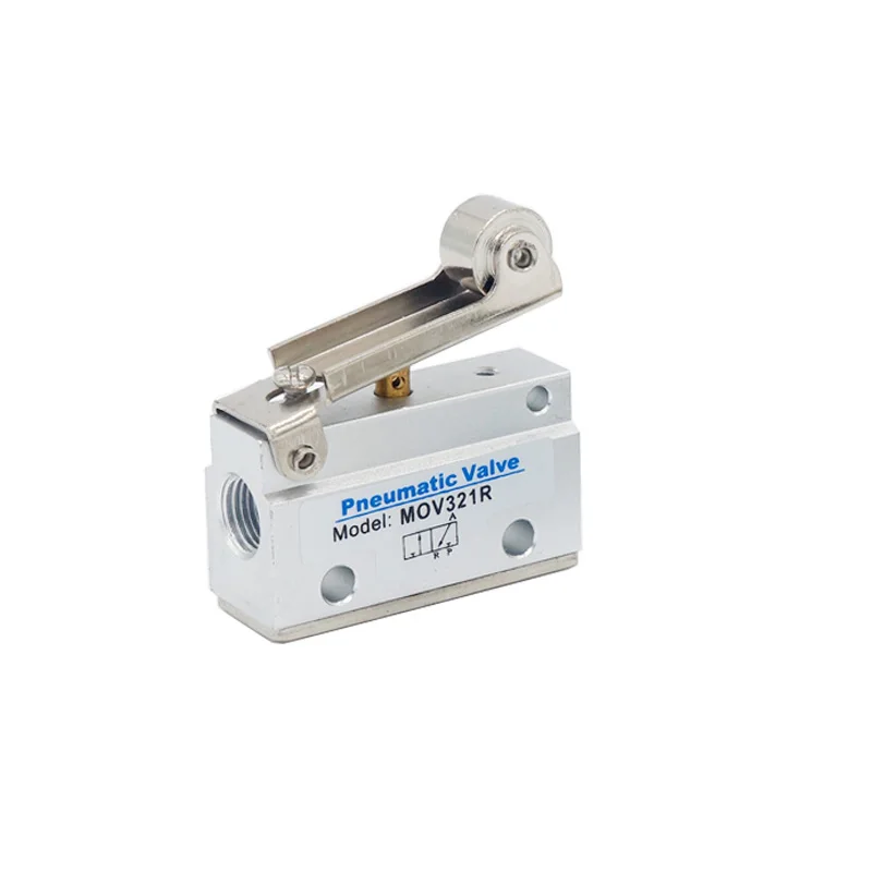 MOV Series 3/2 Way Aluminum Alloy Distinctive Pneumatic Parts MOV321R MOV321EB Mechanical Valve