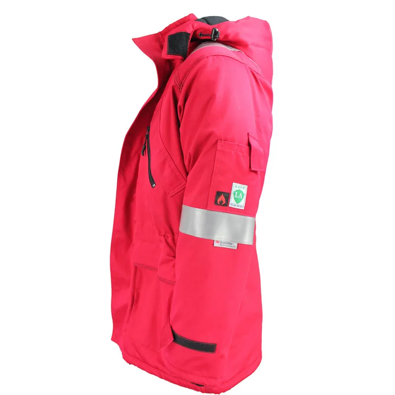 Tecronsafety Tecasafe Plus 700 зимняя куртка/огнестойкая и дуговая огнестойкая ветрозащитная Изолированная парка/масло Газ/электроэнергия