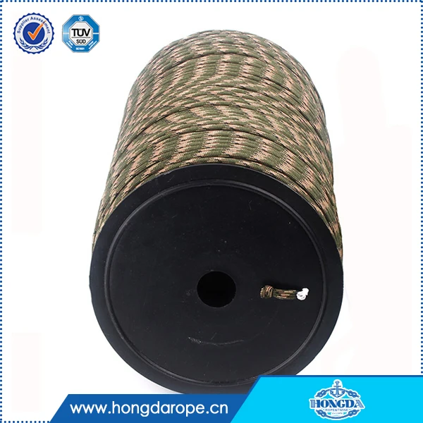 4 mm 1000 ft 7 Strand Polyester Paracord Rope for Hiking