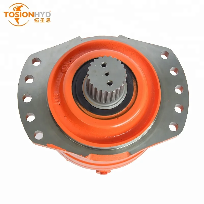 TOSION Brand moteur Poclain hidrolik MS35 MS 35 Radial Piston Hydraulic Hydraul Wheel Motor For Sale With Brake