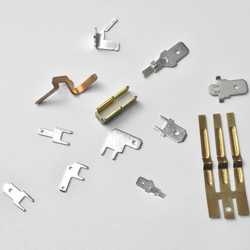 QWT 6111-6.3x0.8 пользовательские 6,3 Покрытие из латуни и олова 250 tab pcb Мужской терминал, терминал для печатной платы