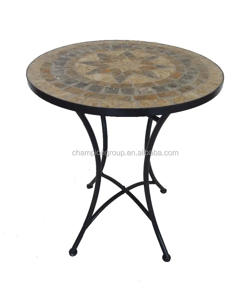 
mosaic tile outdoor table 
