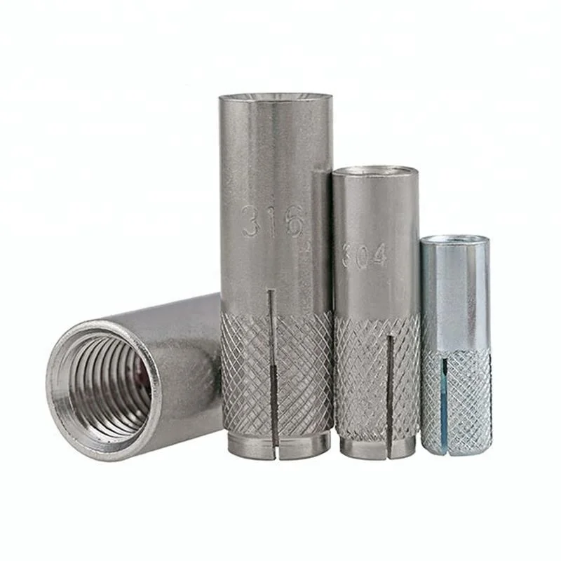 GB/T22795 A2-70 A2-80 SS Stainless Steel M8 M12 Drop-In Anchor