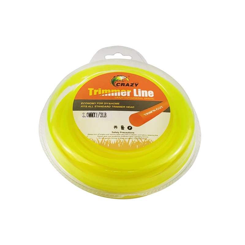 Grass Cutting Machine Lawn Nylon Grass Trimmer 3.0mm* 1/2LB of Spare Parts Weed Eater