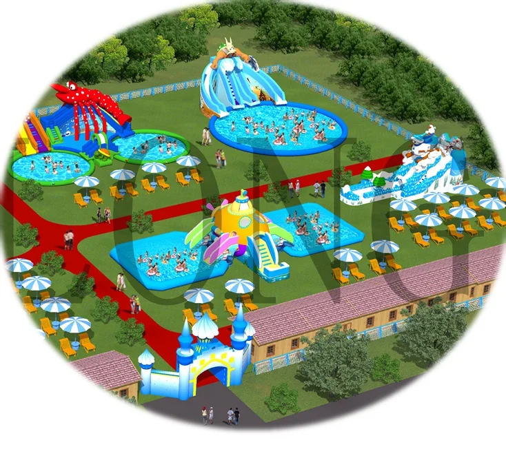 
Outdoor Inflatable Water Park 