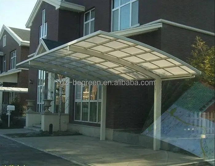 Garden used polycarbonate cover aluminum car tent for car wash