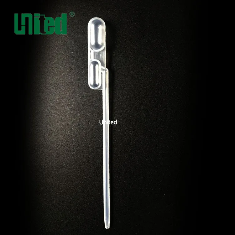 300ul Double Bulb plastic pipette Transfer pipette  for lab