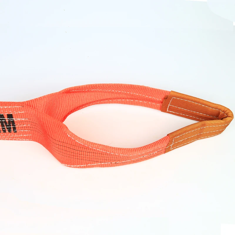 
Polyester material color code 5 ton webbing hoist lifting belt sling 