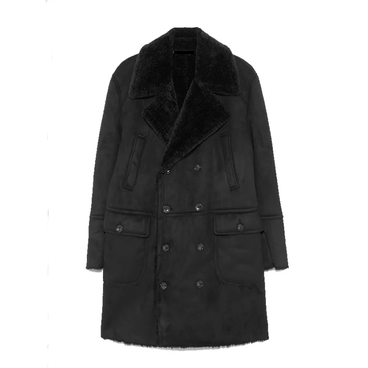 Custom winter wool overcoat mens classic dress outdoor casual west coat