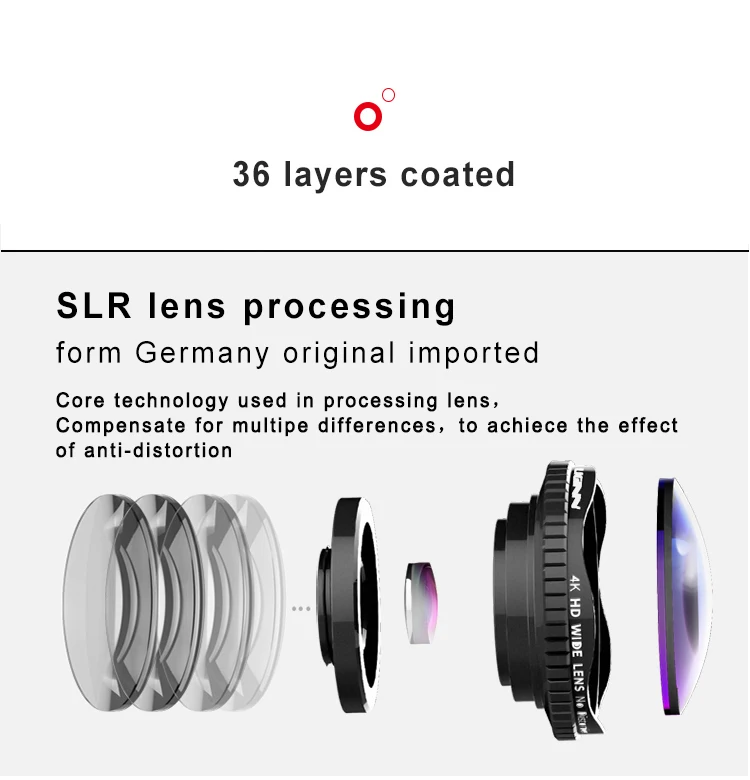 LIGINN Wholesale Mobile Phone Camera Lenses Wide angle Macro 2 in 1 lens