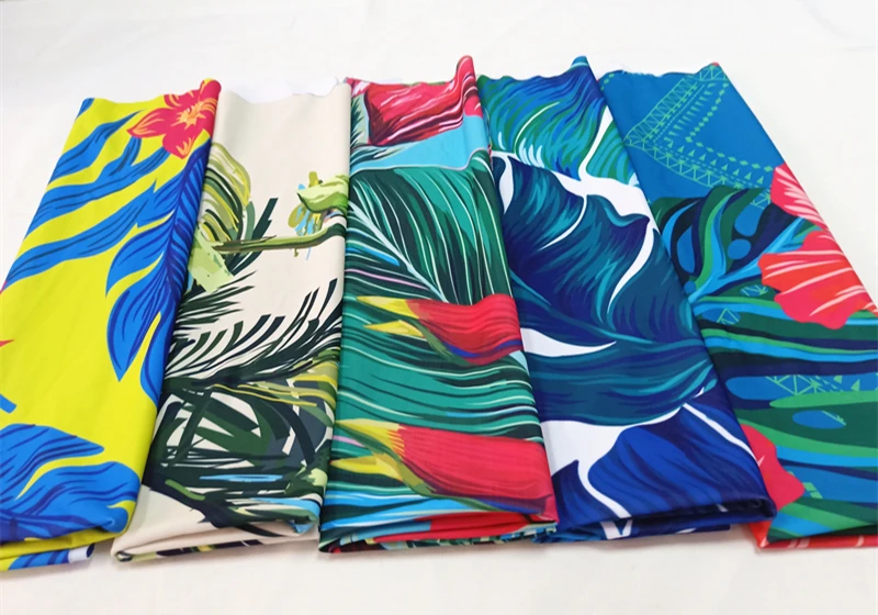 Wholesales 86% polyester 14% elastane swimwear fabric