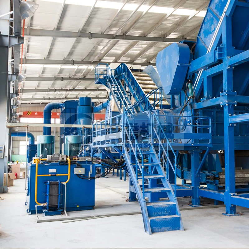 Recycling Plant Bucket Crusher Waste Car Shell Shredding Used Metal Shredder Machine For Sale