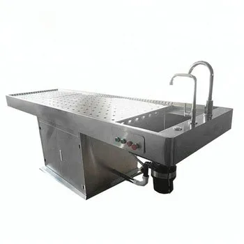 THR-107 funeral products  Hospital Stainless Steel Electric Embalming Table