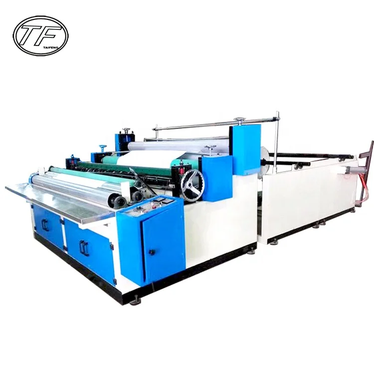 Embossing rewinding and punching toilet roll paper making  machine price