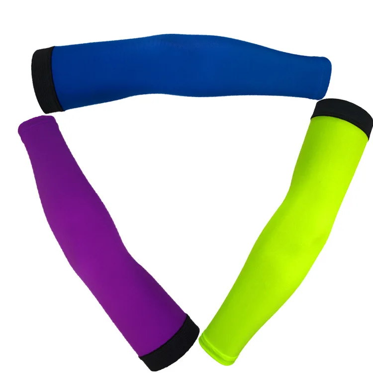 Unisex Elastic UV Protection Arm Sleeves Quick Drying & Breathless Compression Sports Cycling Custom for Adults