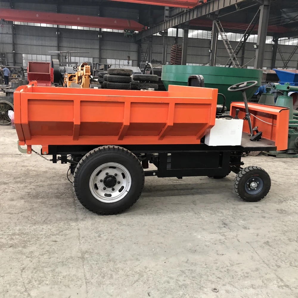 Four wheels electric Mini dumper, battery operated mini truck dumper for sale