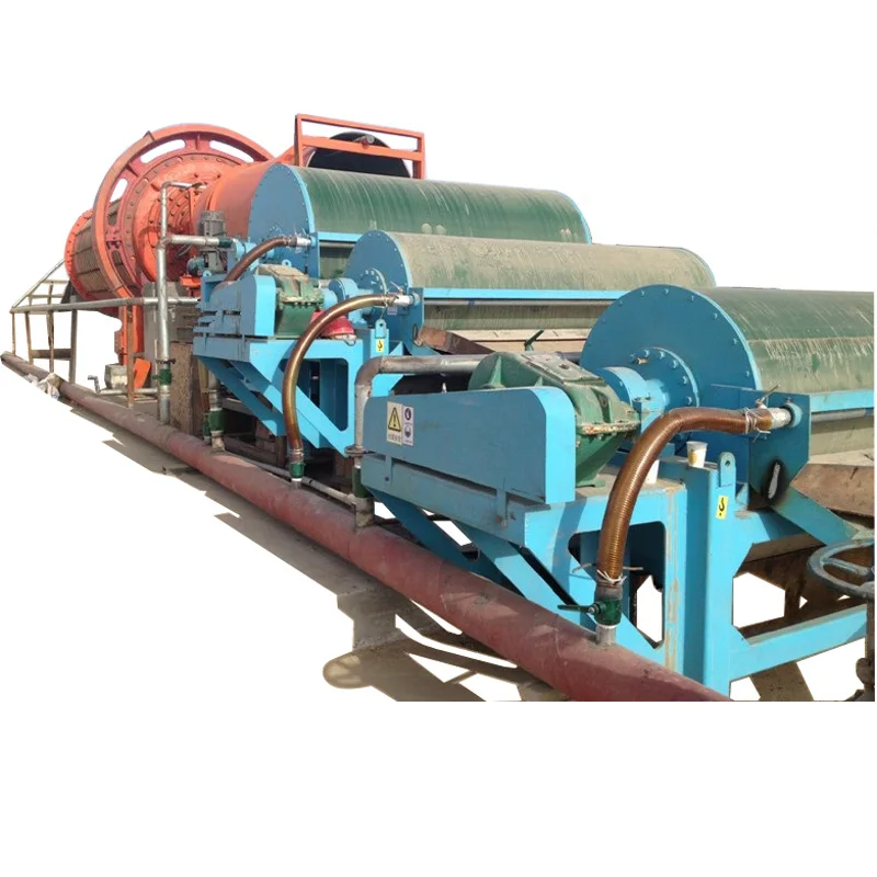 low cost wet slurry magnetite iron ore beneficiation concentration processing  plant