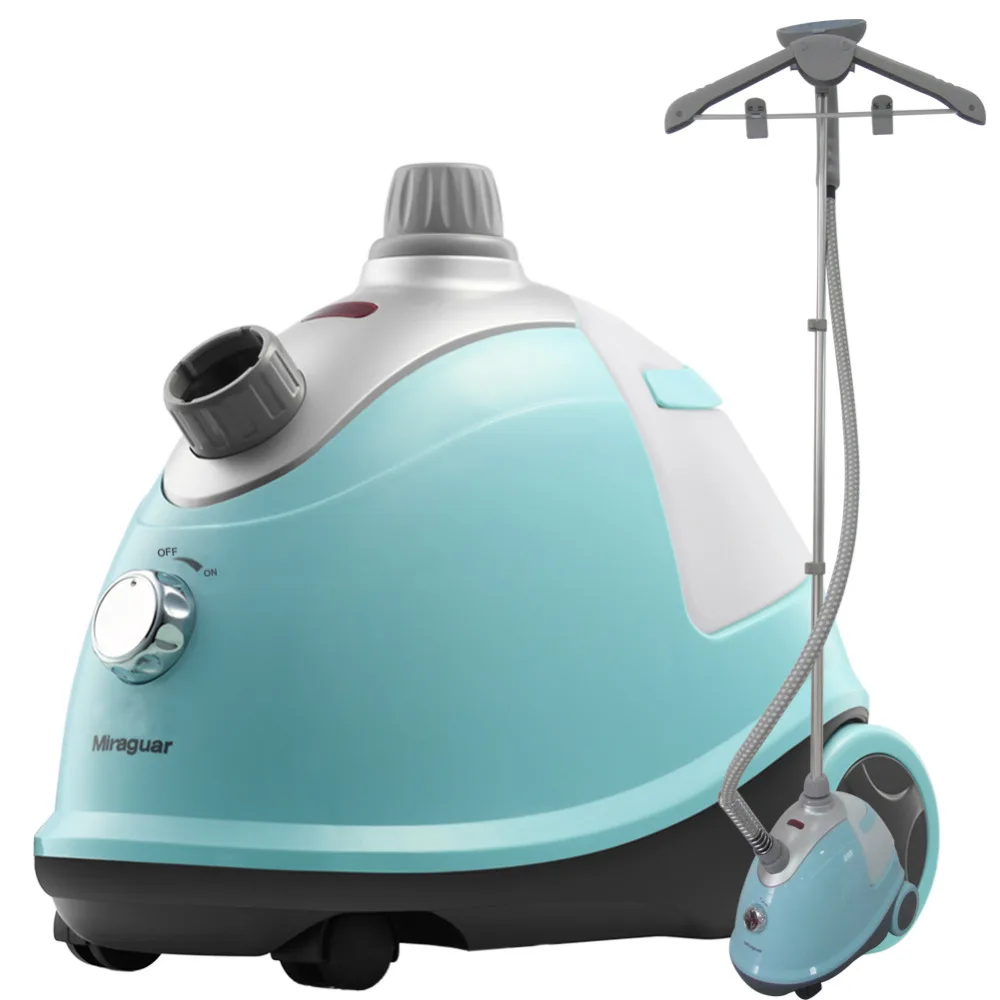 1800W anti-drip floor standing professional garment friendly steamer automatic steam press press machine steam iron