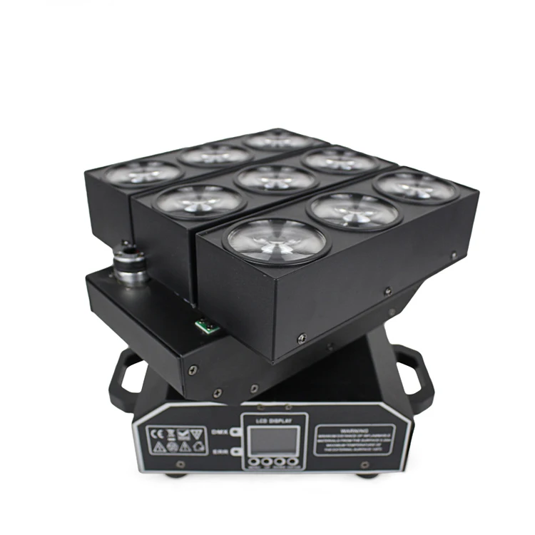 
2019 New 9*10W RGBW 4in1 LED Deformable DJ Lighting Moving Head 