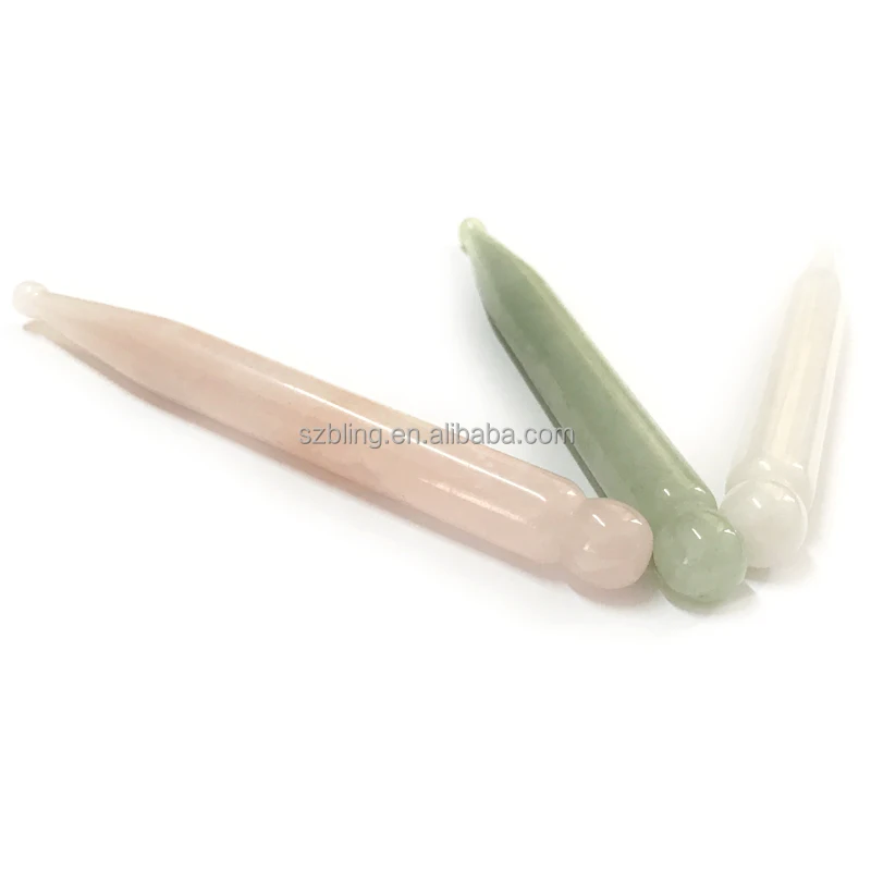 Body massage handheld stone sticks massagers for head or face massage