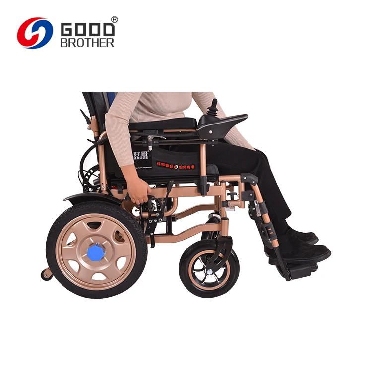 HG-W680J Easy Carring Disabled Traveling folding  rear wheels driving  E- Wheelchair,electric wheelchair