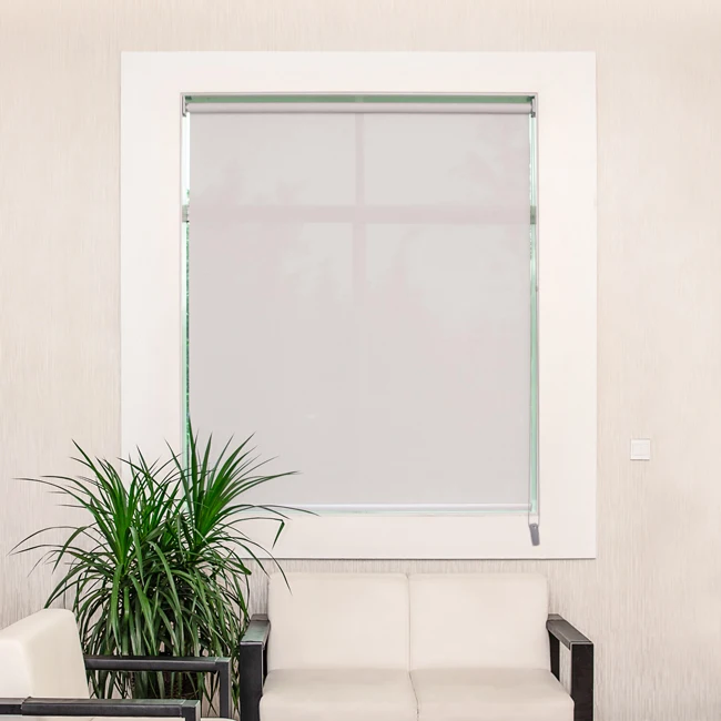 Китай производитель sunshade ткань электр ролик Штора для окон