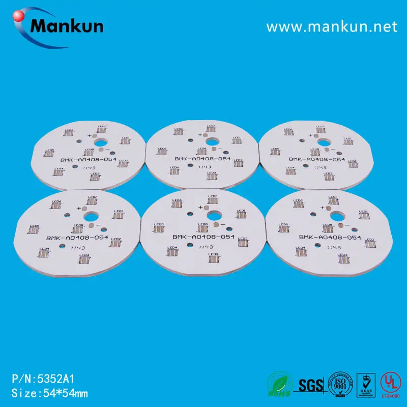 светодиодные платы для светильников на алюминиевом основании для LED
