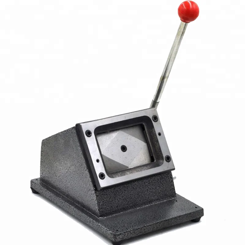 
90*55mm square corner manual business card cutting machine and PVC card cutting machine 