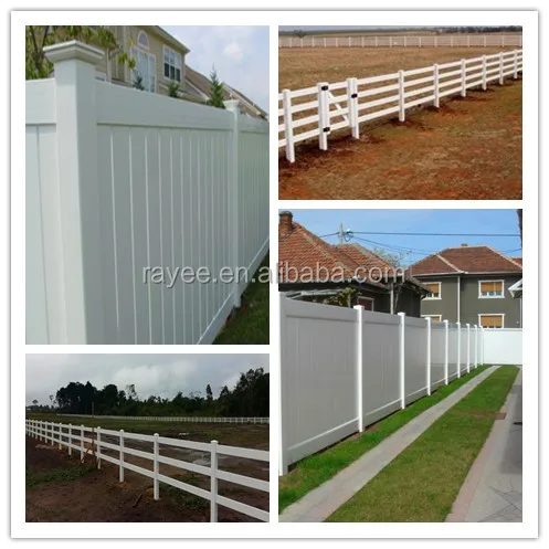 ASTM Certified 20 Years Lifetime UV Proof Virgin PVC Plastic Garden Fence