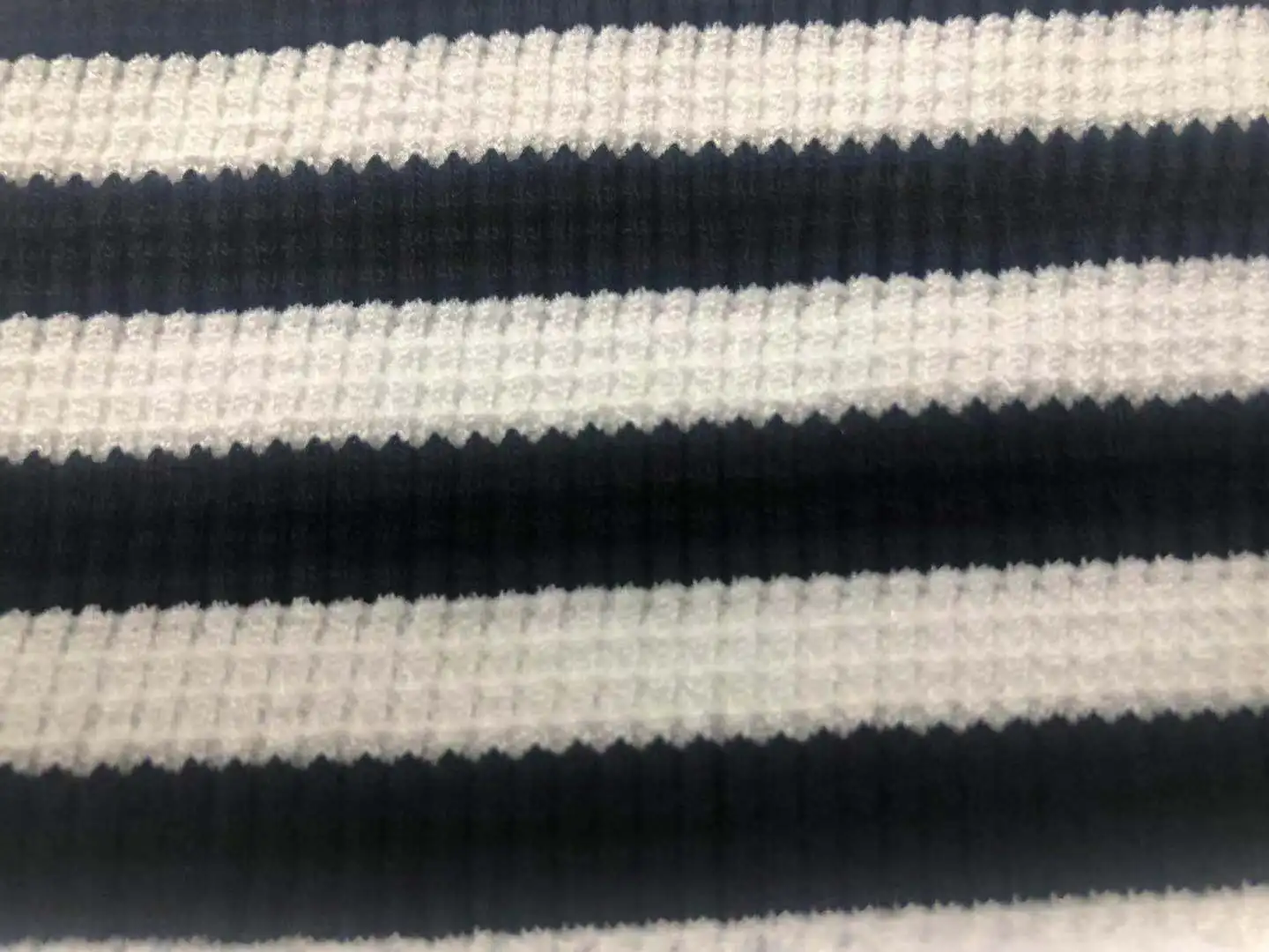 170GSM 100% cotton knitted waffle fabric