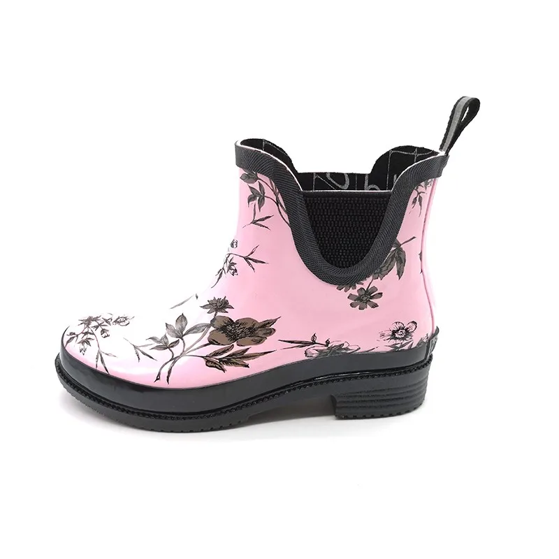 Wholesale Custom Womens High Heel Rain Boots