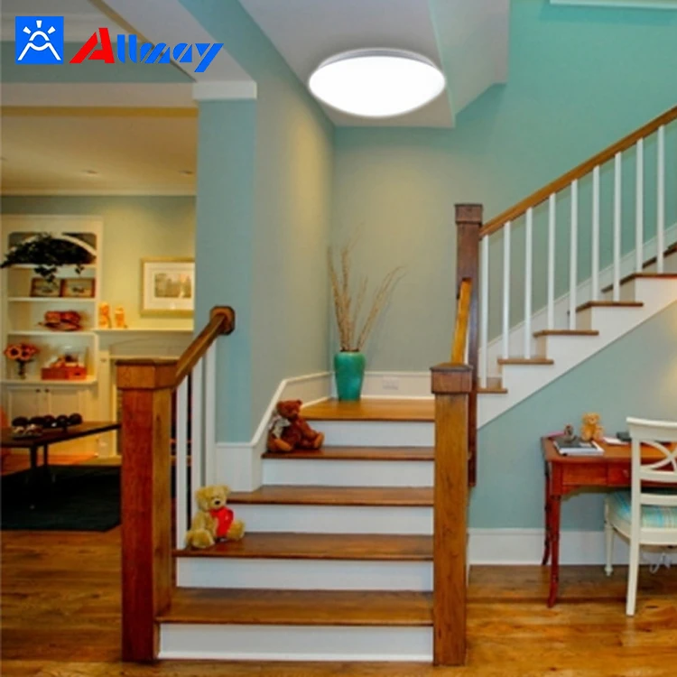 Motion Sensor Surface Mounted LED Ceiling Light with battery back up emergency 3 hours 18W