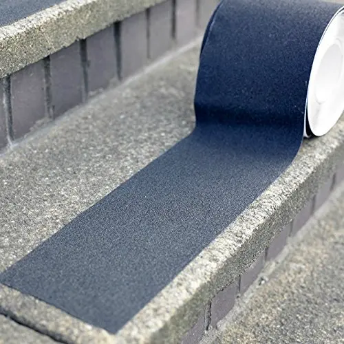Waterproof Black High Rubber Adhesive Backed Grip Anti Slip Tape Black
