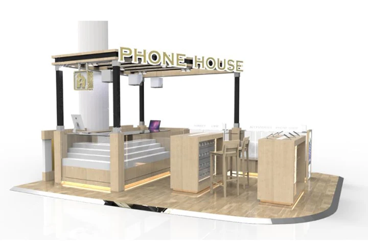 
Cell Phone Shop Design Mobile Phone Shop Fitting Display Cabinet Retail Cell Phone Kiosk Store Furniture 