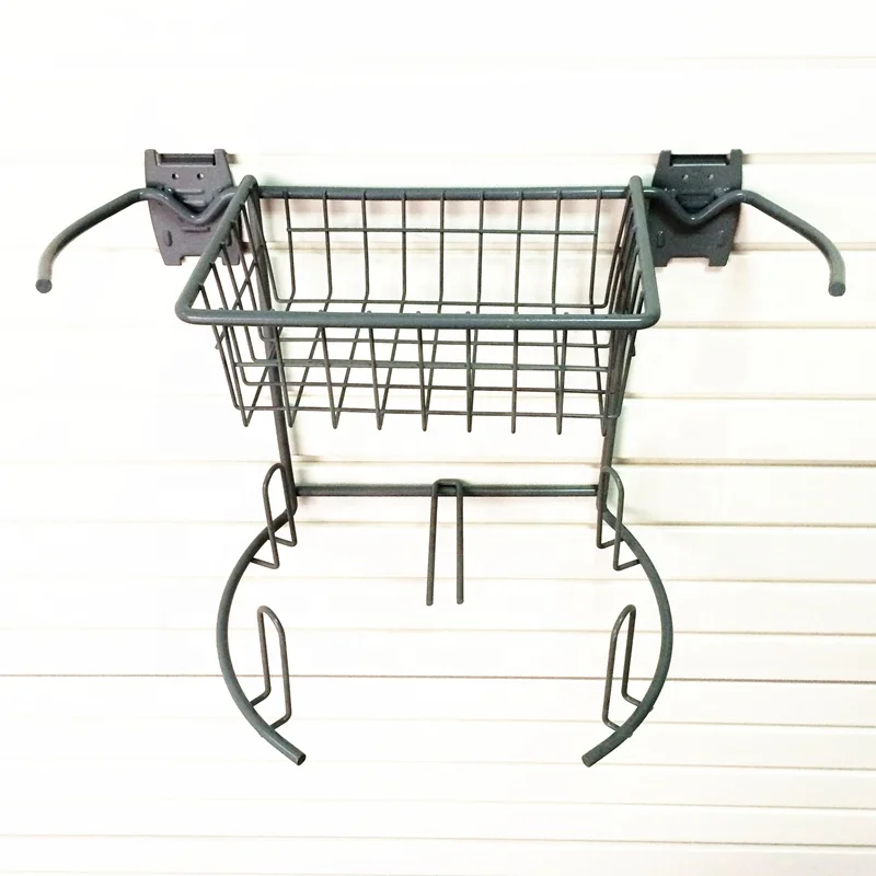Wholesaler Low Price Garage Activity Organizer Wall Hanging Metal Golf Rack and Basket