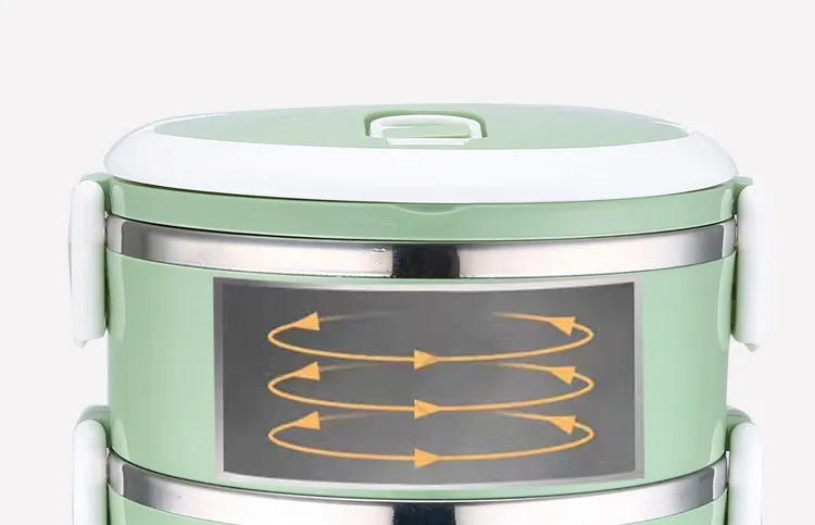 PP &  Stainless Steel Food Warmer Kitchen Accessories Lunch Box