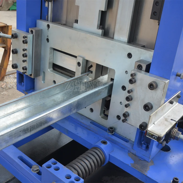 Steel C U Z Profile Roll Forming Machine Full Automatic Interchange C Z Purlin Cold Forming Machine  Semi Automatic  CZ Machine