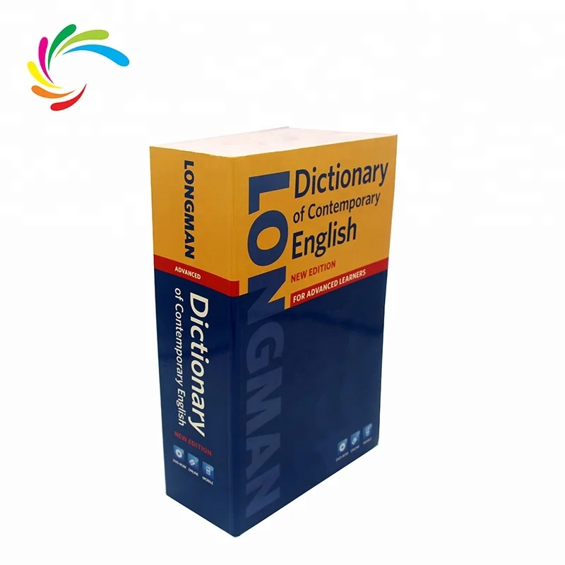 China Wholesale Custom Luxury Hardcover Book Printing English Board Cover Dictionary Book printing