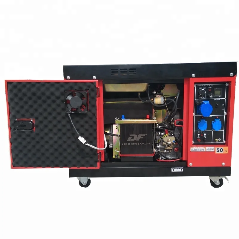 Air Cooled Portable 8kVA Silent Diesel Generator for Home Use