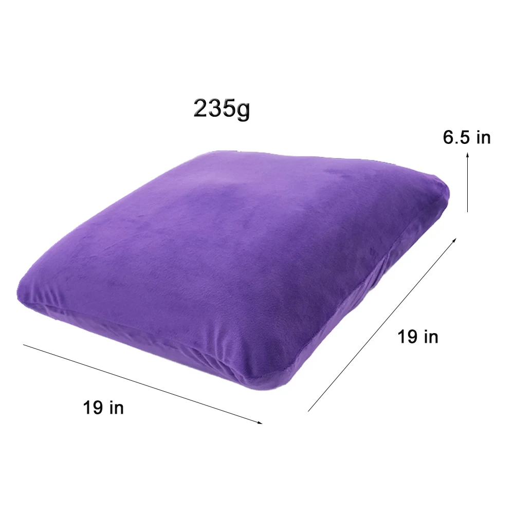 
High quality inflatable air filled back pillow car seat back pillow with washable pillowcase 