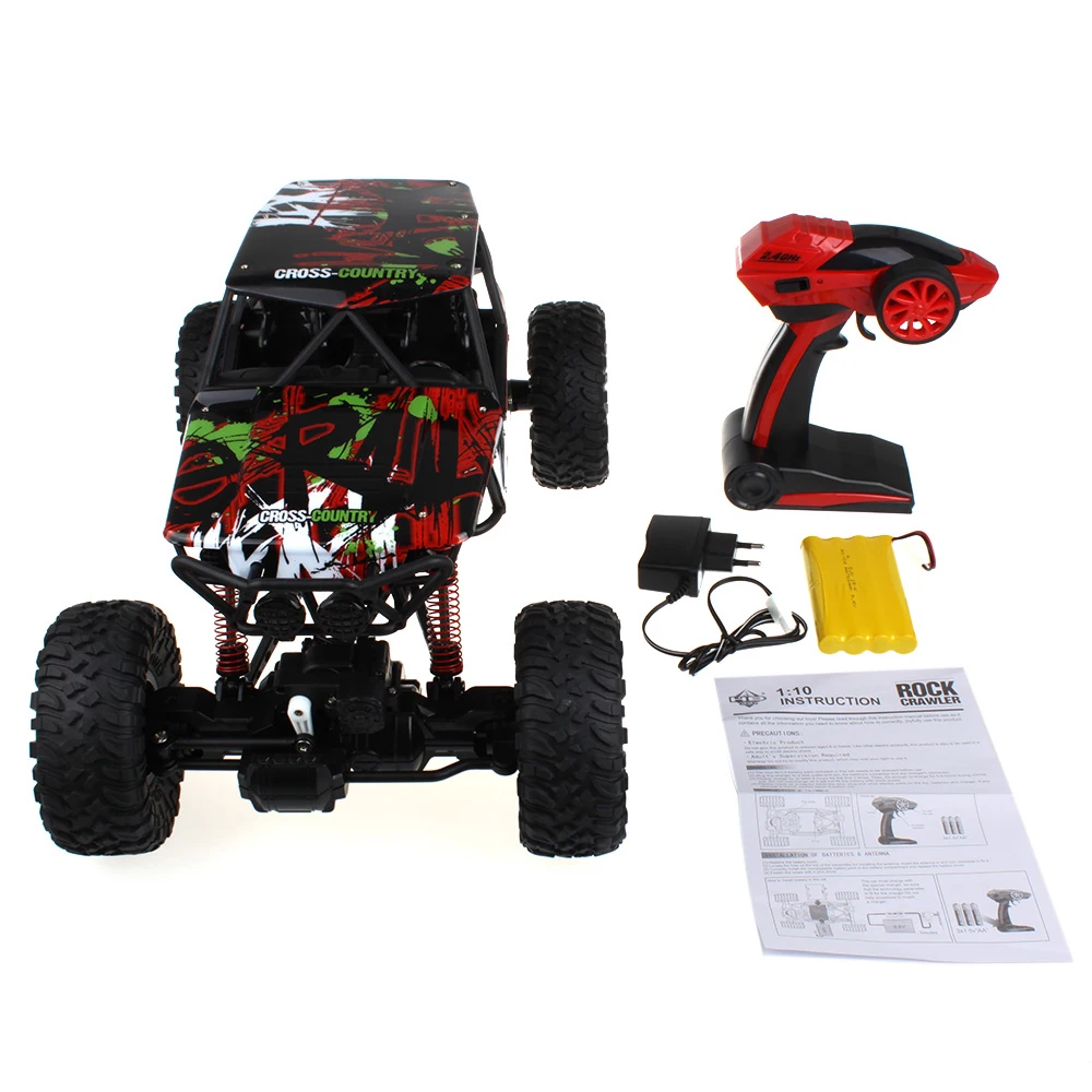 HB-P1001 RC Car 2.4GHz Rock Crawler Rally Cars 4WD Truck Scale Off-road Race Vehicle Buggy Electronic RC Model Toy For Children