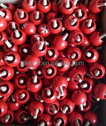 
Wooden balls with holes 