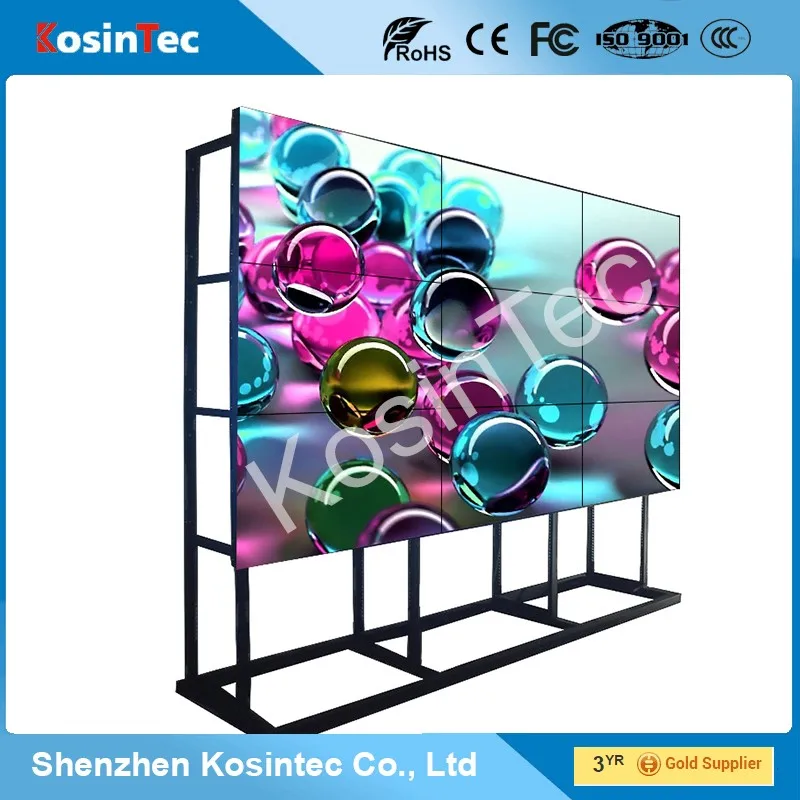 did video wall Full HD 1080P exhibition lcd video wall with Ultra Narrow Bezel From 3.5 mm To 5.3 mm (US-PJ46)