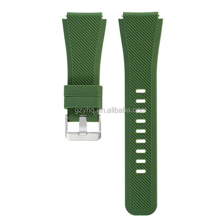 
22mm Silicone Watch Band For samsung galaxy gear s3 watch silicone band straps 