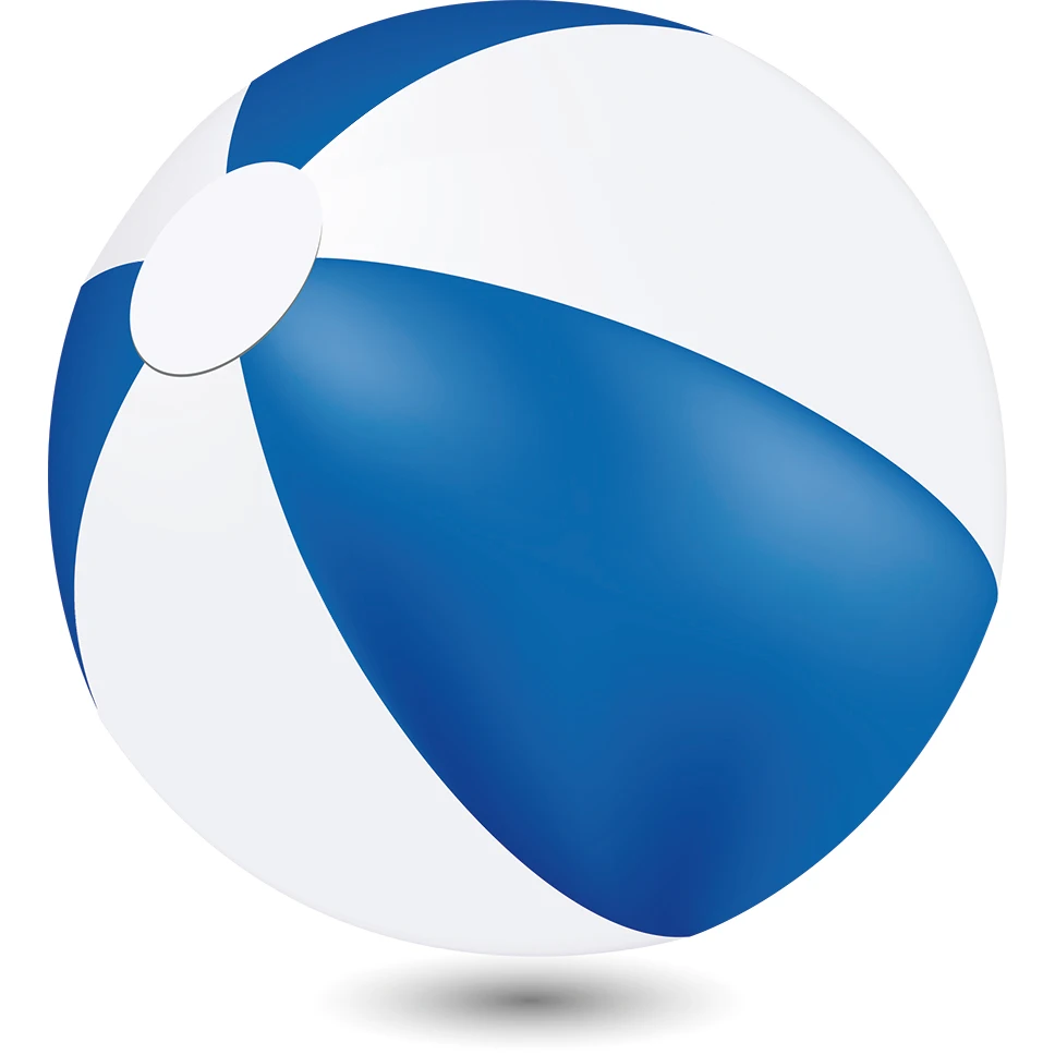 Tow-tone круглый Многоцветные рекламные пляжный