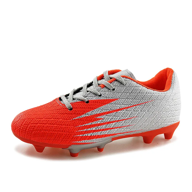 
Professional Kids athletic outdoor shoes boys spike soccer shoes 