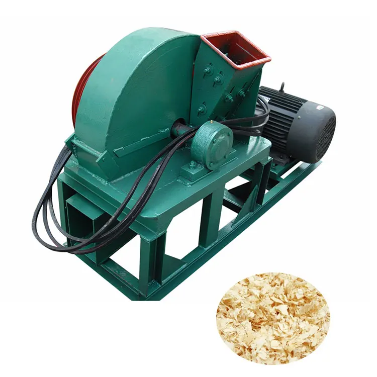 China best supplier charcoal palm leaves waste wood hammer mill crusher