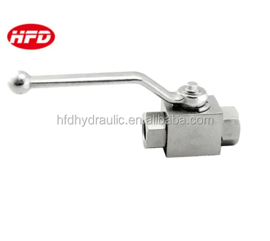 KHB STRAIGHT BALL VALVE 2-WAY BALL VALVE HIGH PRESSURE BALL VALVE